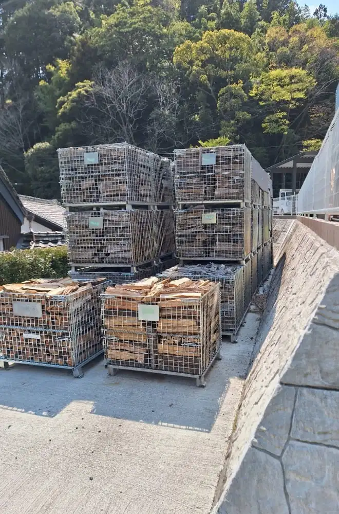 販売用の薪